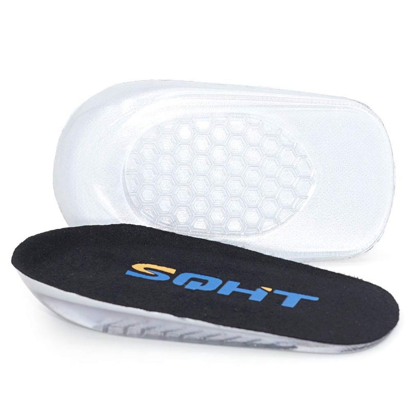 SQHT's Height Increase Insoles  Shoes Lifts  Heel Lift Inserts for Leg Length Discrepancies (Small - 0.6"" Height) - Image 1